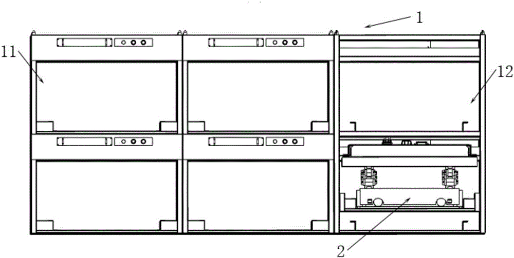 Modular extensible electrical changing station equipment and charging rack