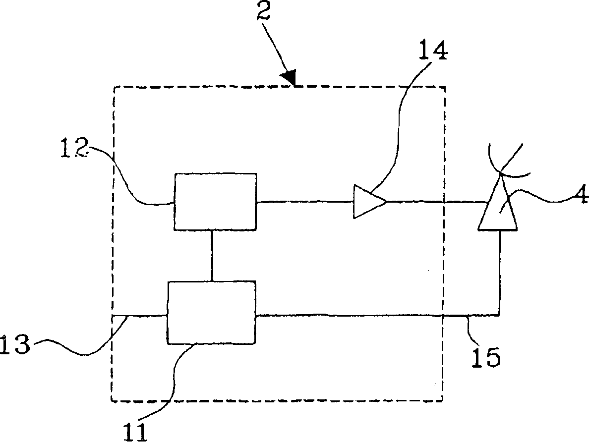 Communication device and a link system for satellite communication