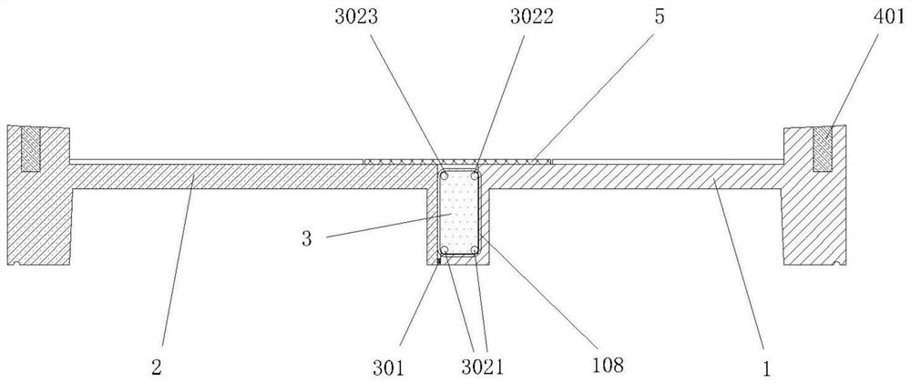 Connecting structure of prefabricated combined type duplex balcony and construction method