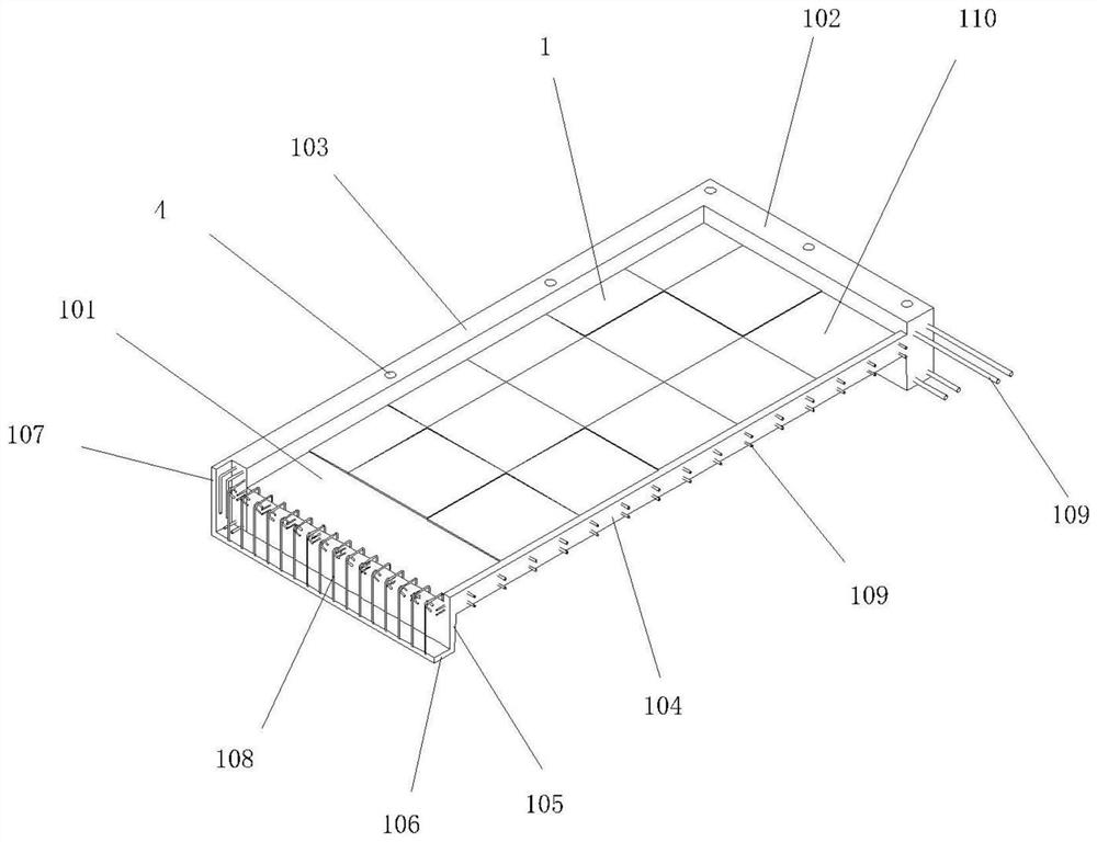 Connecting structure of prefabricated combined type duplex balcony and construction method