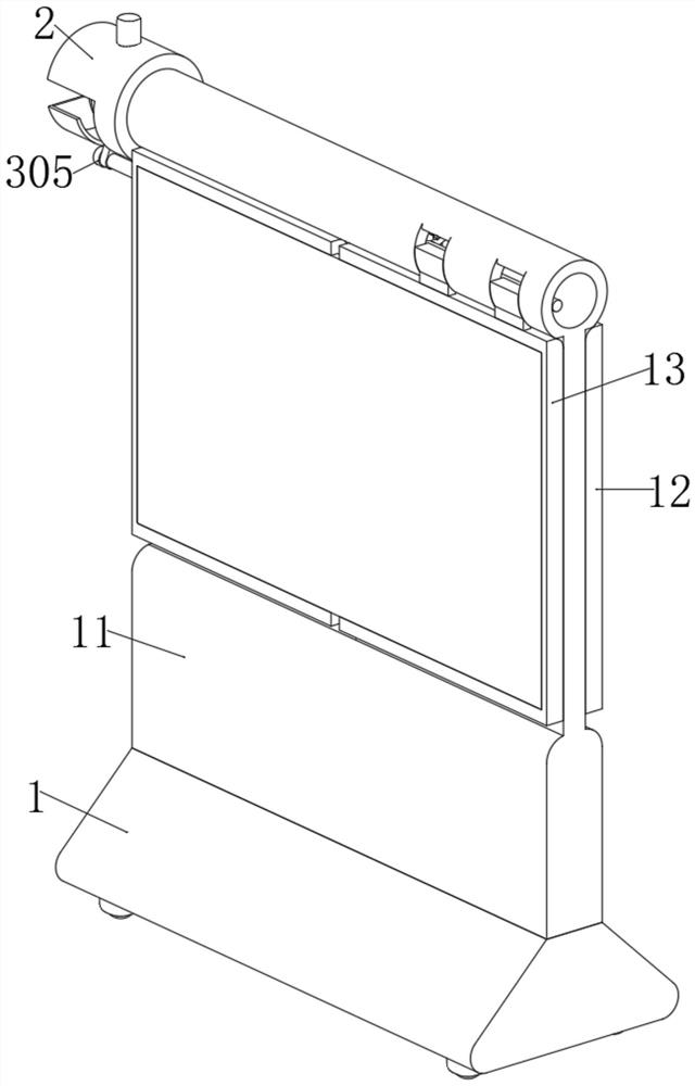 LCD (Liquid Crystal Display) advertisement mobile intelligent terminal with secure memory assembly