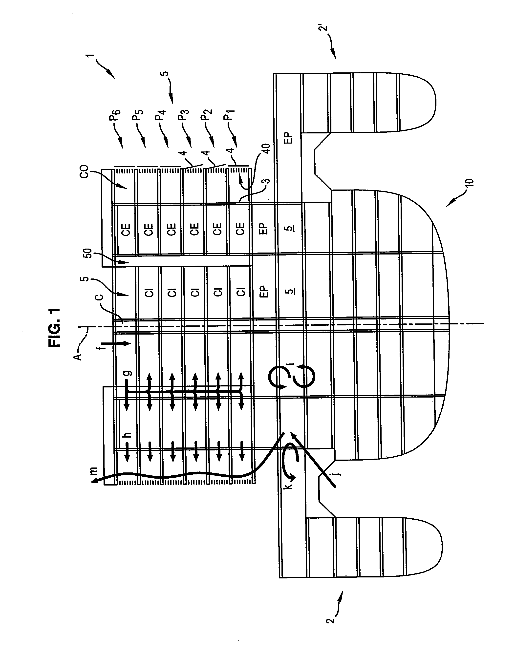 Passenger ship with outer passageways provided with ventilation means