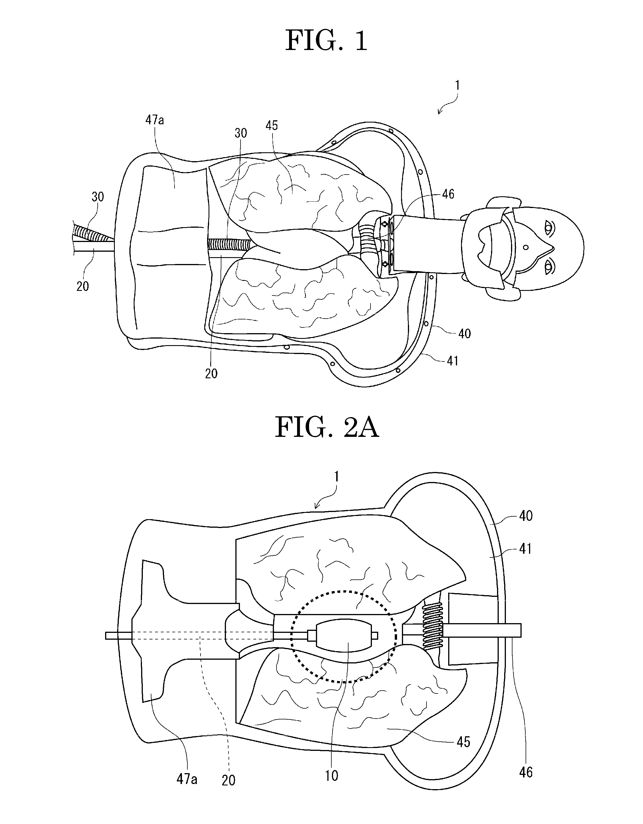 Cardiac massage practice device and cardiac massage practice method