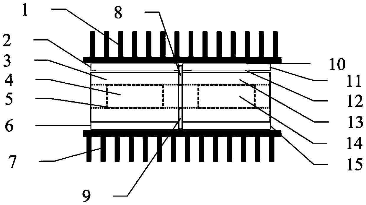 Solid-state laser device internal device temperature control system