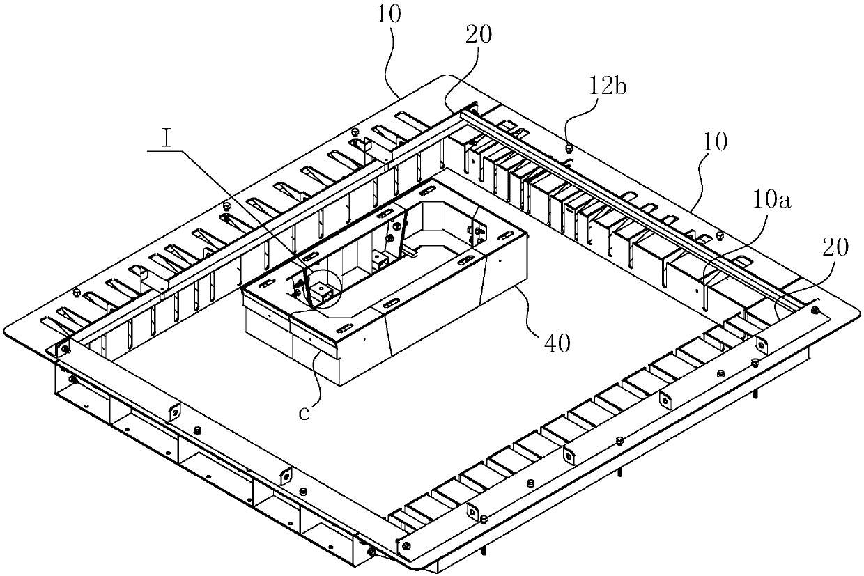 pc wall panel mold with window hole module