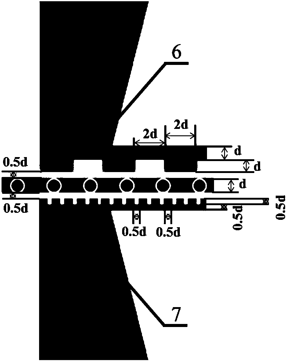 Microfluidic chip based on dielectrophoresis