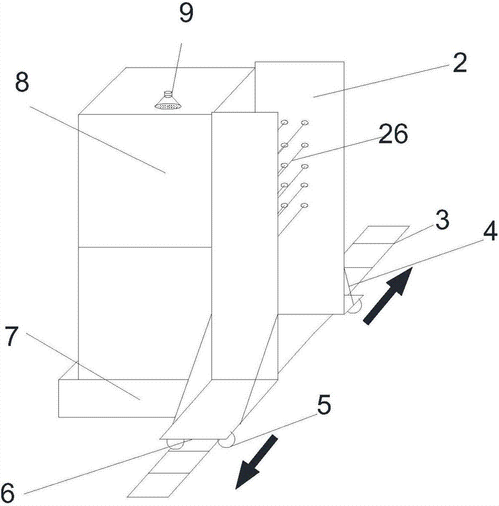 Building outer face fire simulation apparatus