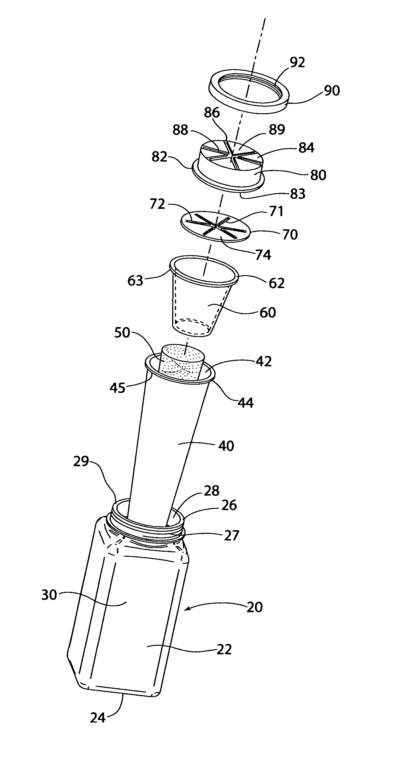 Cut flower shipping container