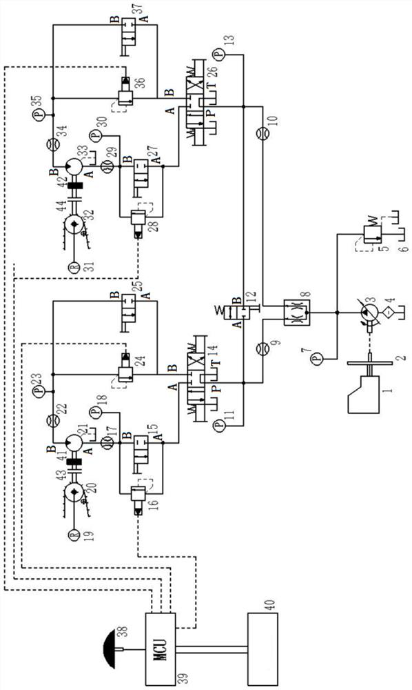 Crawler chassis testing system and testing method