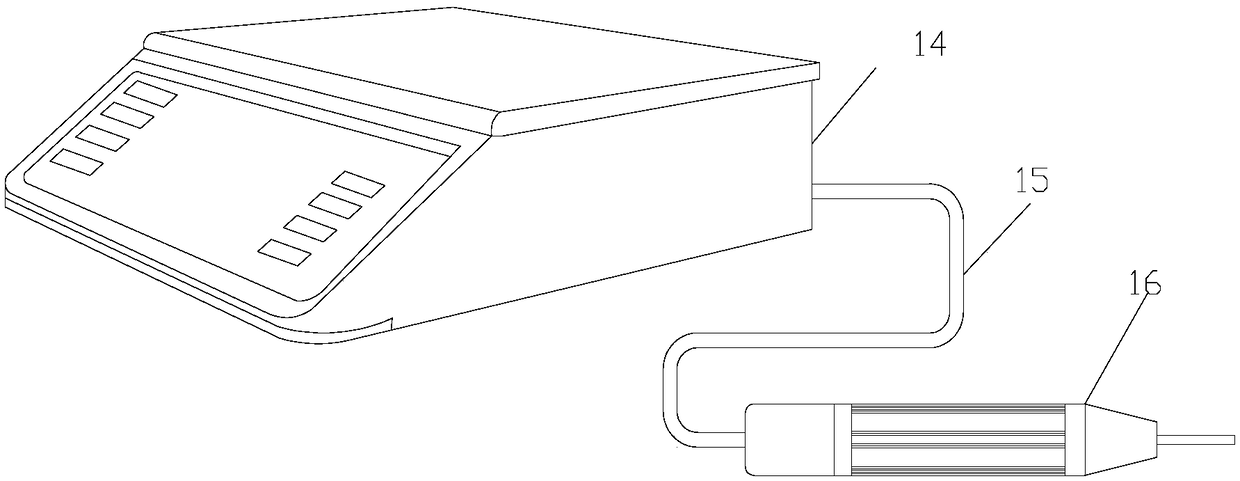 Debridement device for general surgery