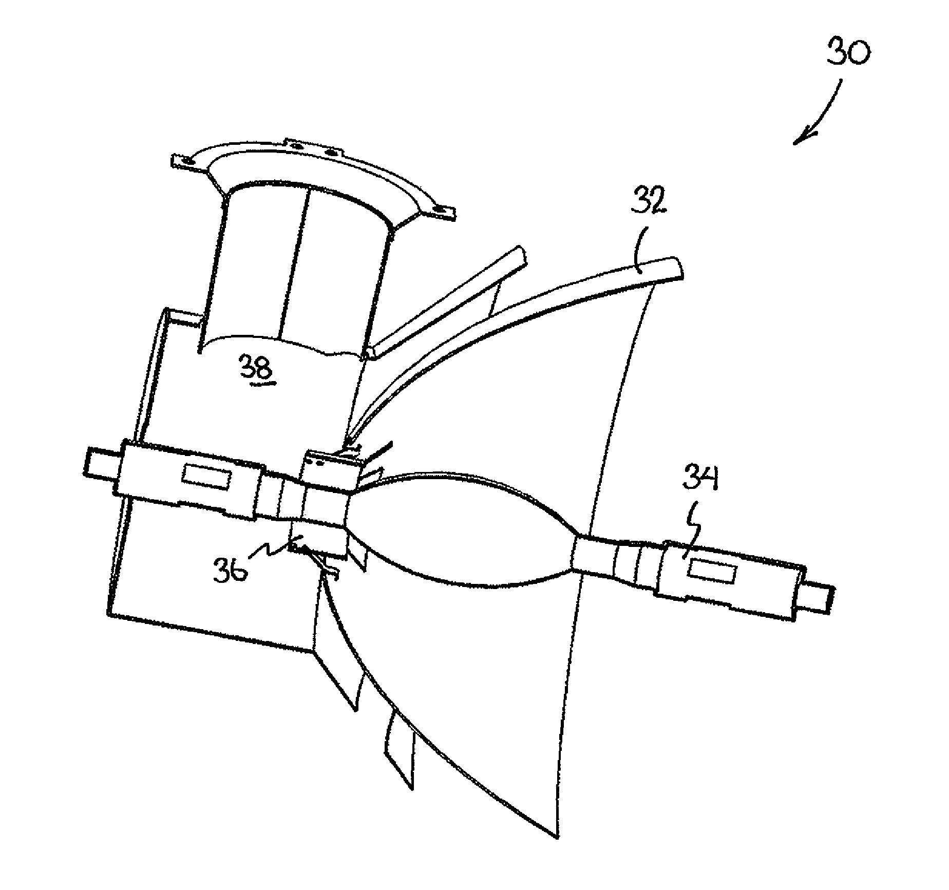 Lamp cooling arrangement for cinema projectors