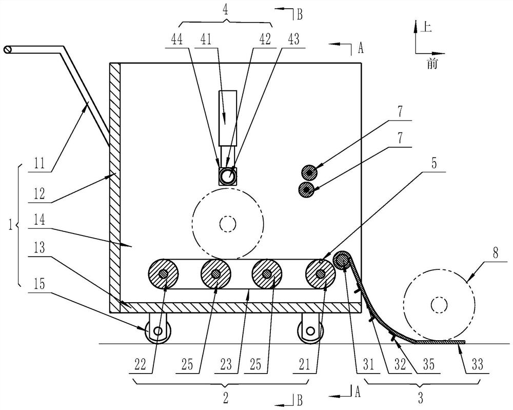 Pay-off rack for electric power communication construction