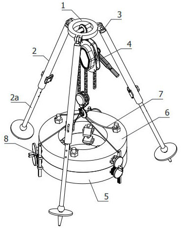 Dead stump removal device for tree planting