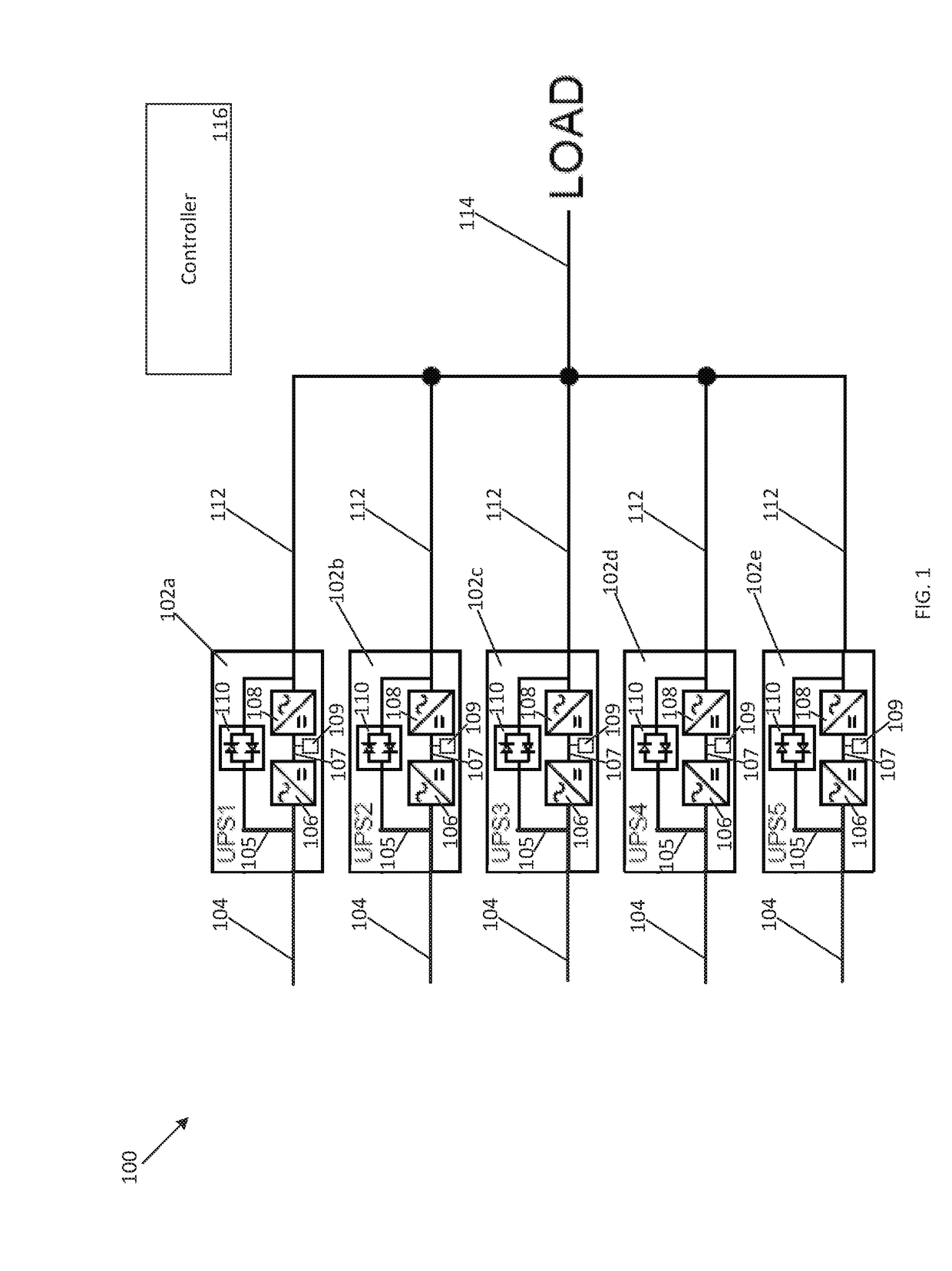 Automatic ups bypass load sharing