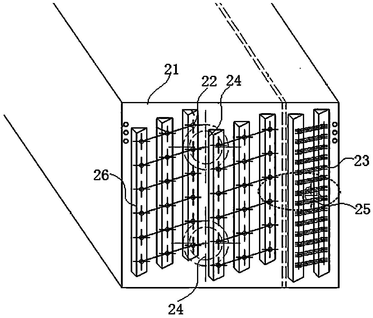 Train wheel cooling device and method and preparation method