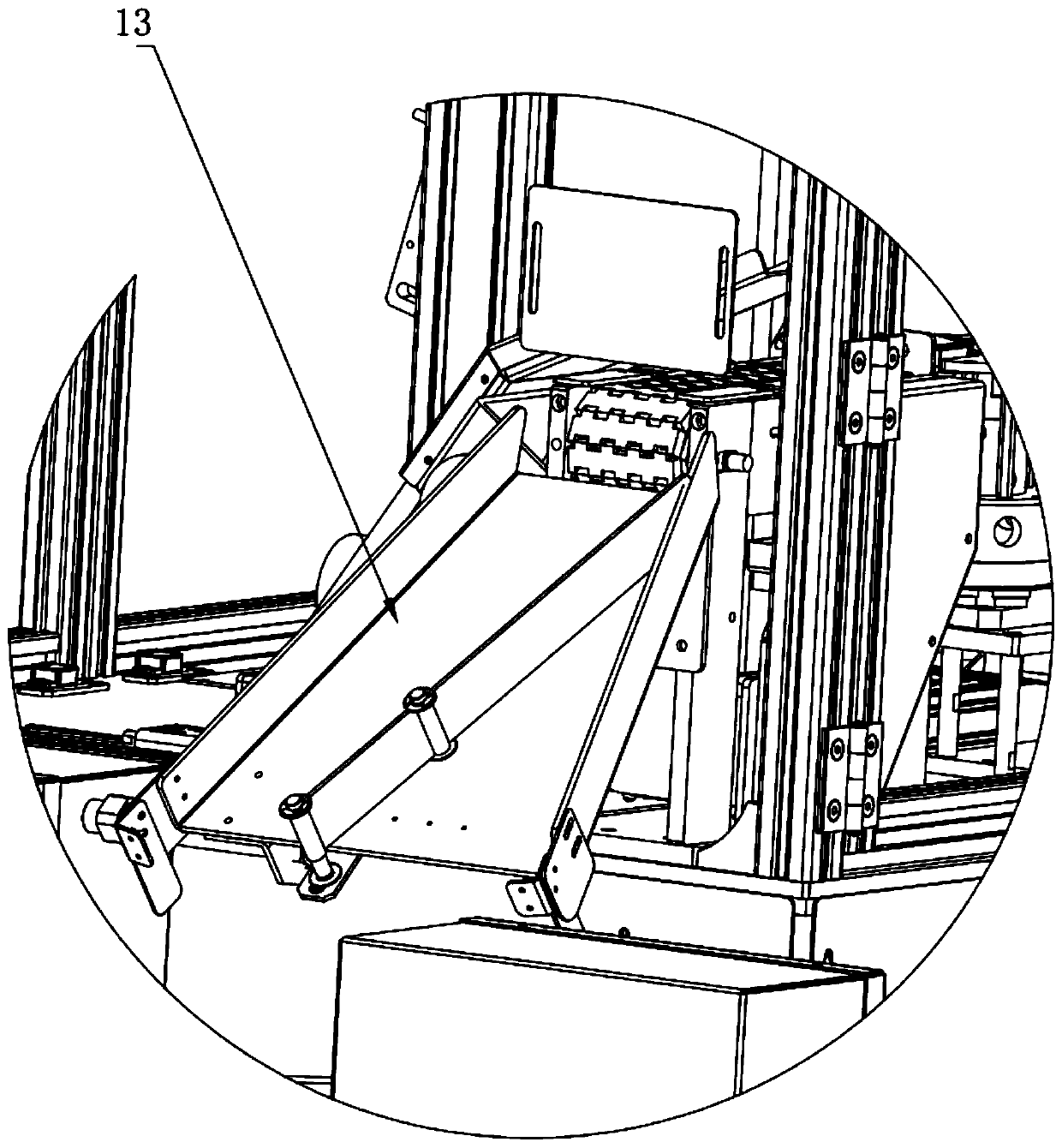 Full-automatic laser marking device for engine cylinder ring