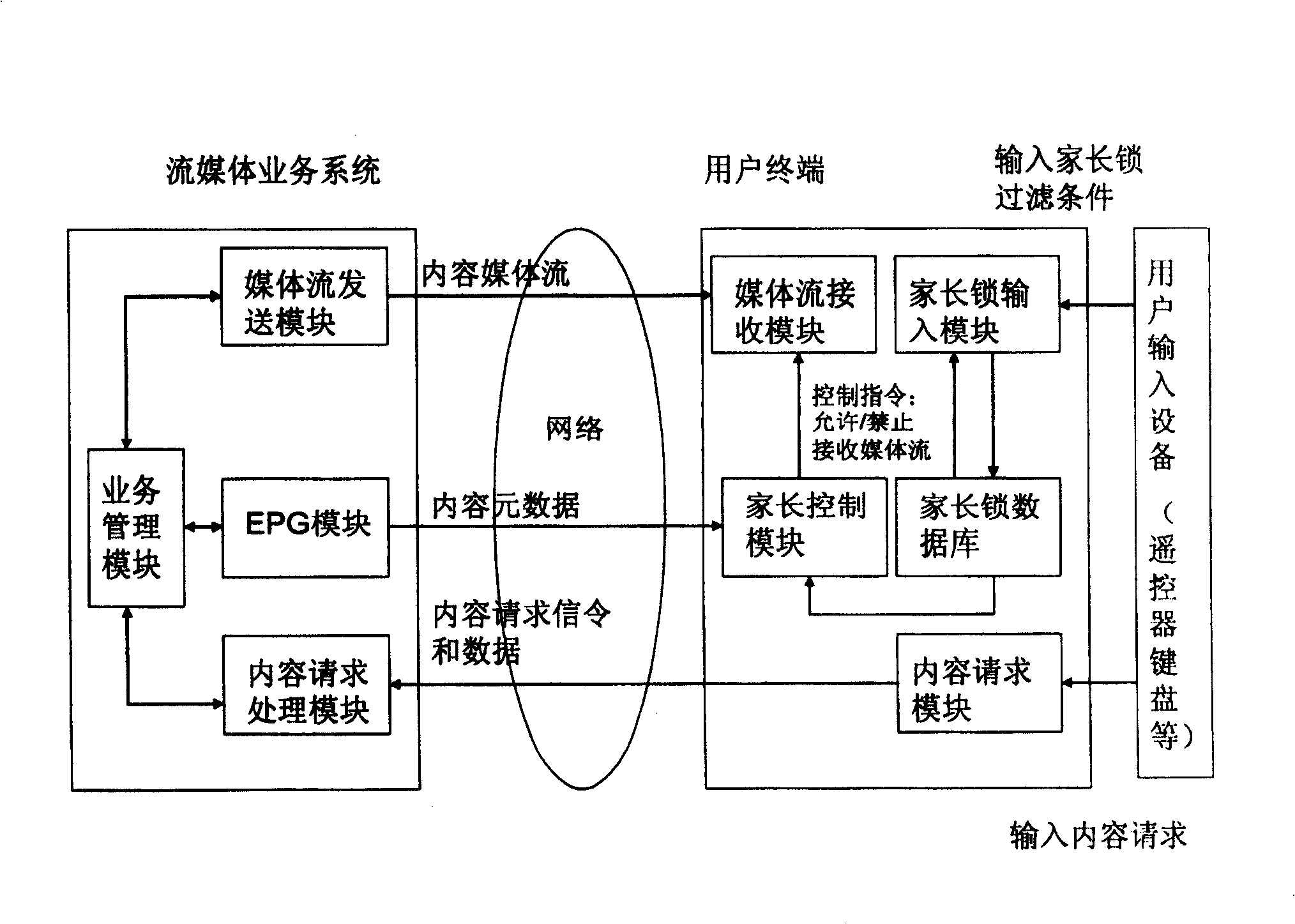 User terminal equipment for stream media content checking and checking method