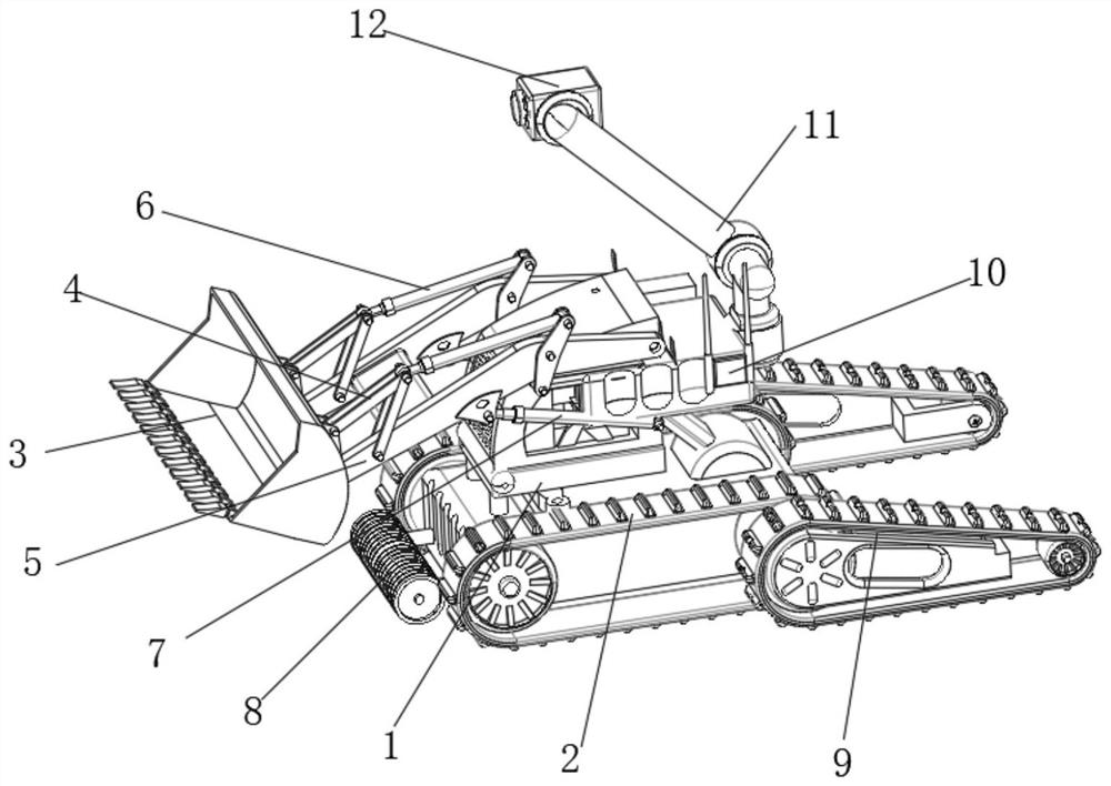 Remote control type excrement treatment vehicle