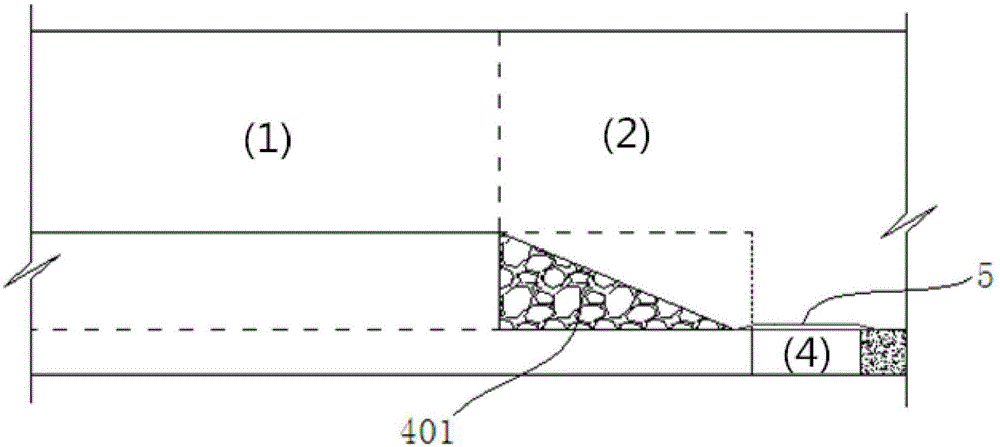 Construction method of excavating weak surrounding rock tunnel with hydraulic breaker