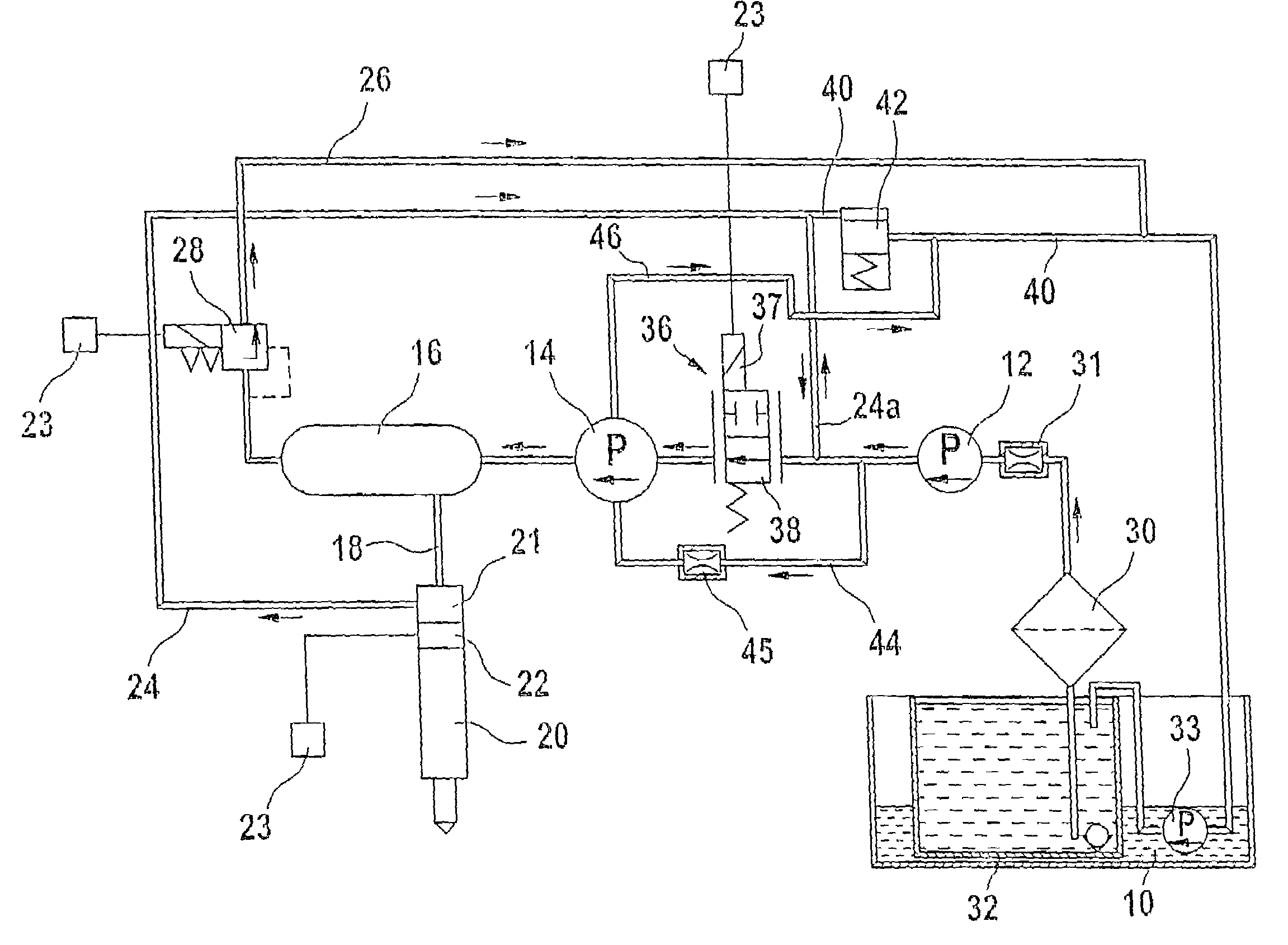 Fuel injection device for an internal combustion engine