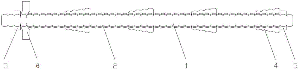 Inverted wedge type recoverable anchor rod