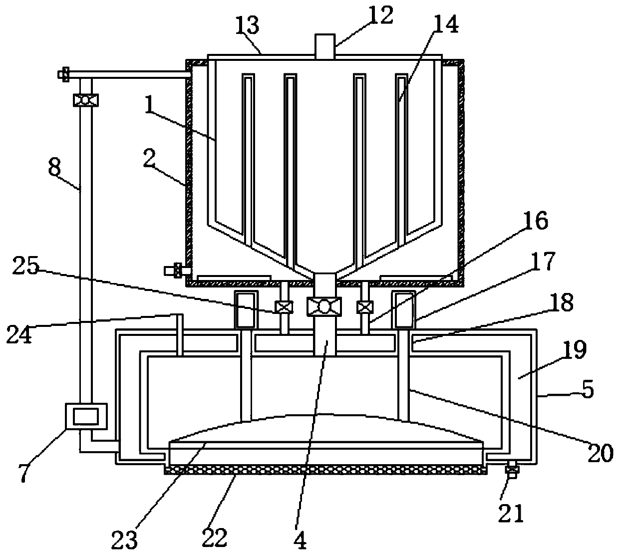 Corrugated carton gluing device