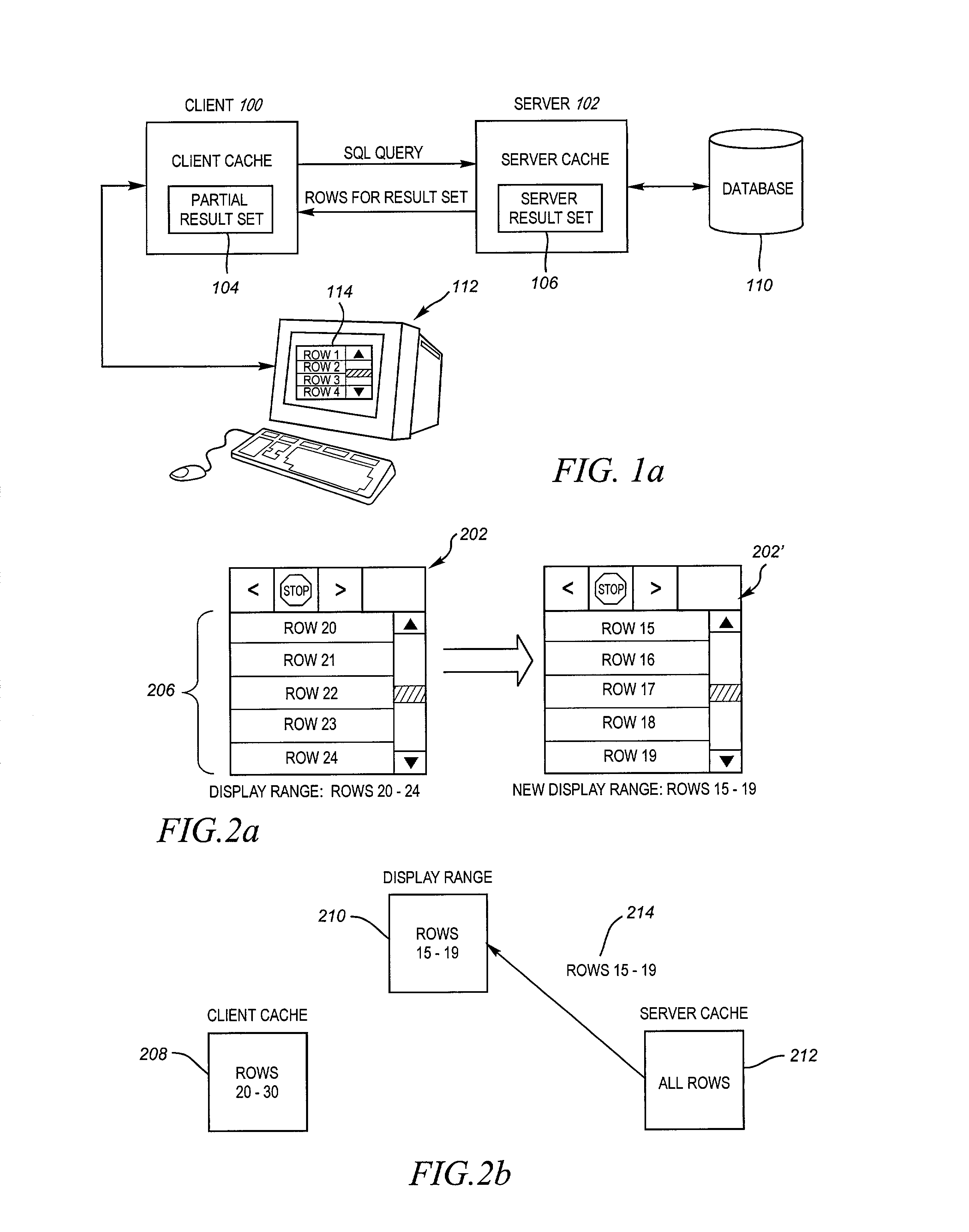 Method and system for scrollable cursors