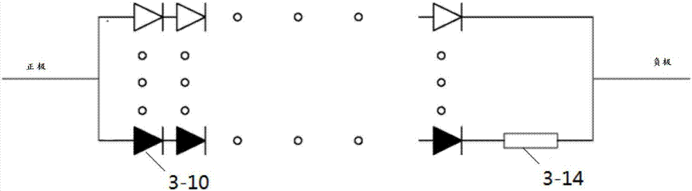 White-light LED COB with CSP chip andlip blue-light chip encapsulation and preparation method thereof