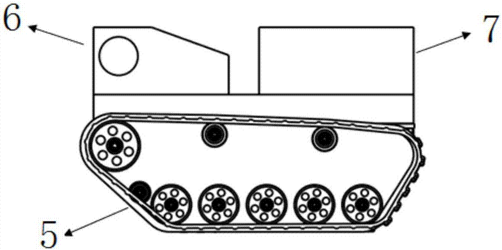 Autonomous type mine detection robot system and mine detection method