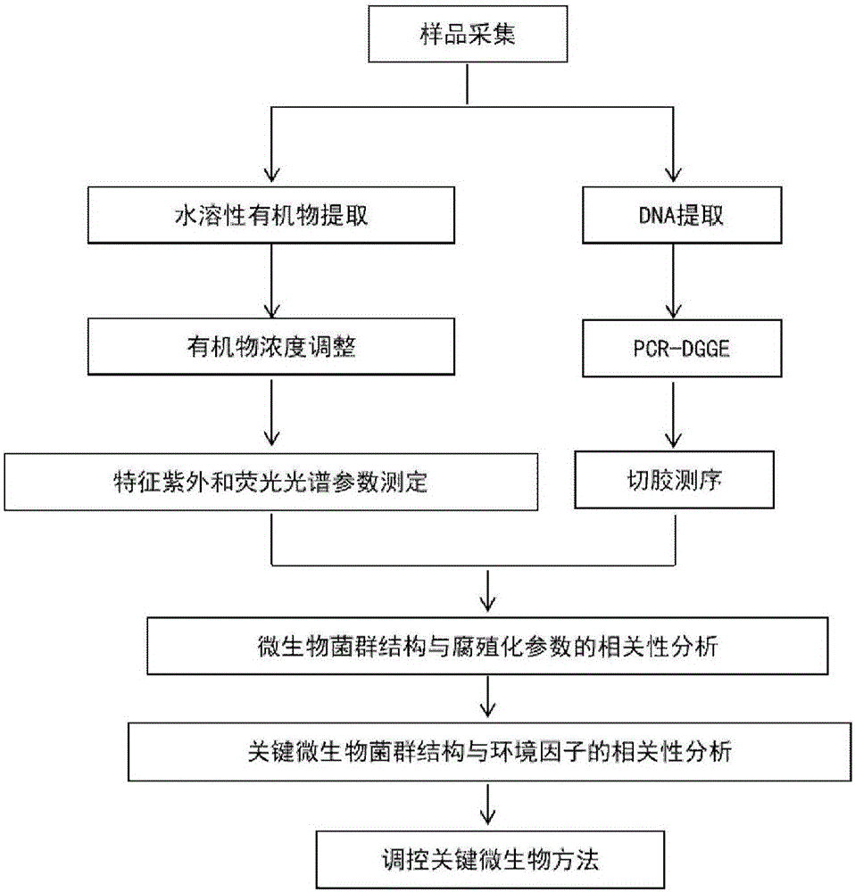 Regulation method for humification parameter in composting water-soluble organic matter