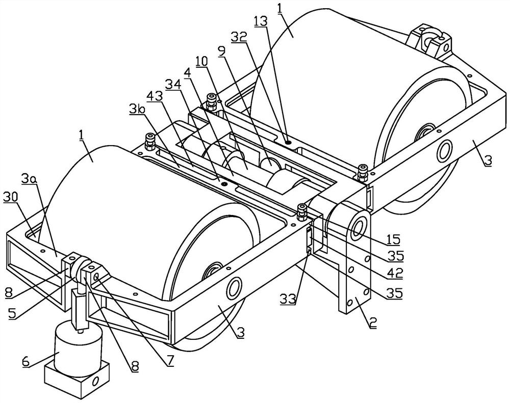 Mounting structure of opening rubber roller of filter stick forming machine