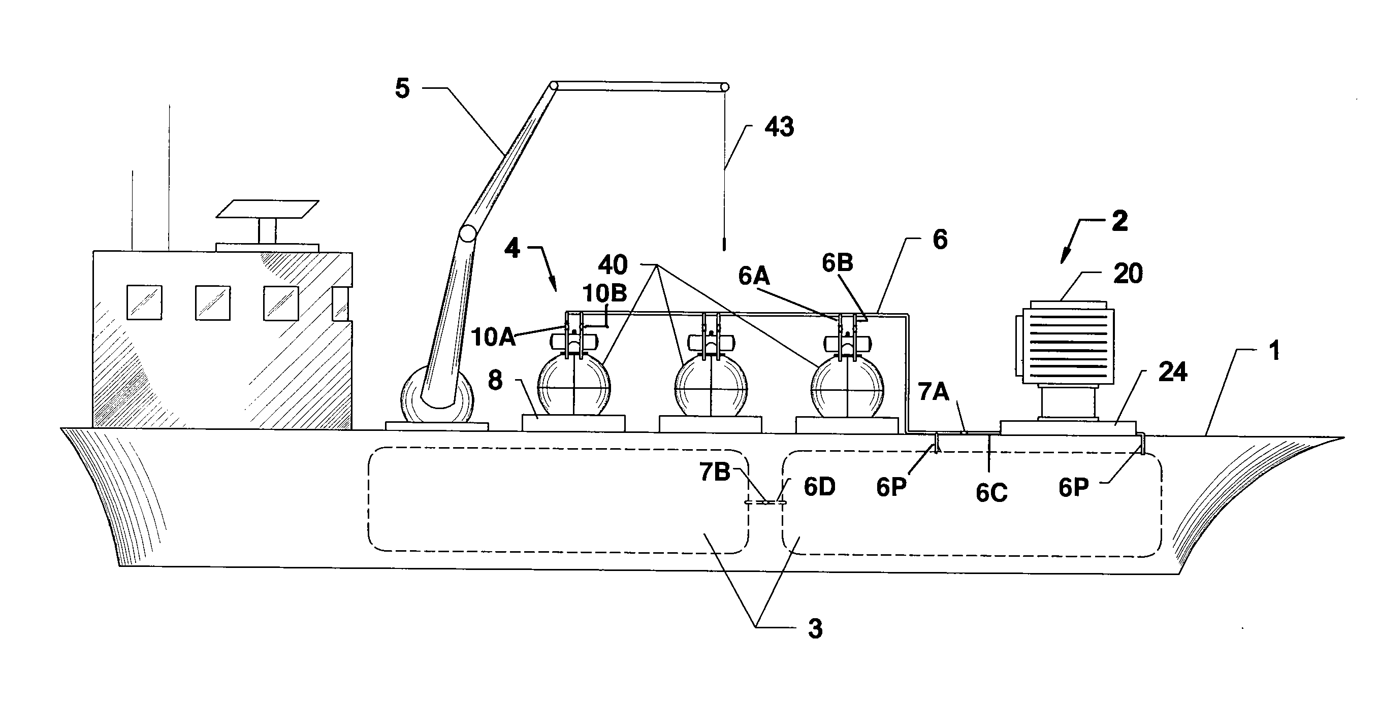 Method, apparatus, and processes for producing potable water utilizing reverse osmosis at ocean depth in combination with shipboard moisture dehumidification