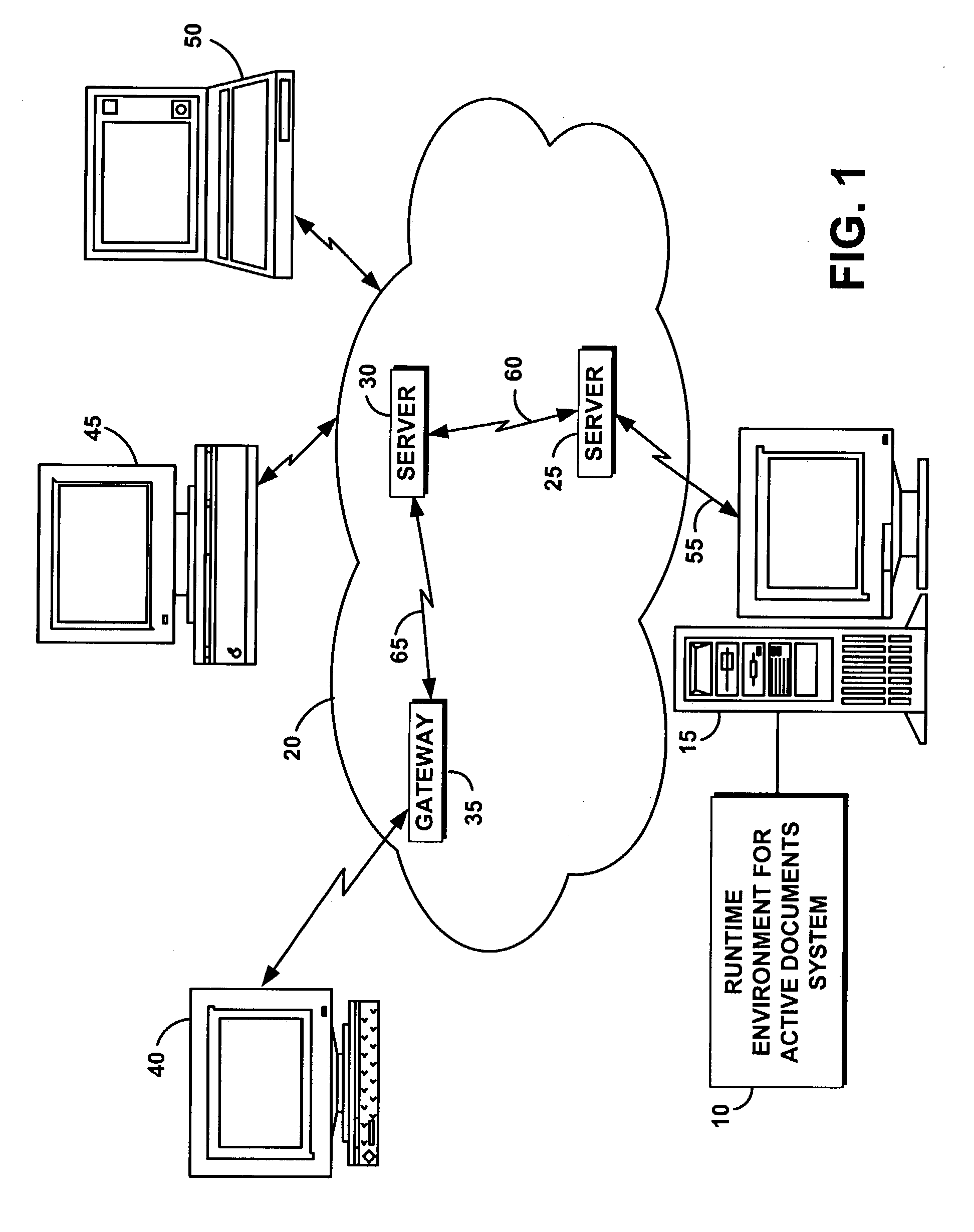 System and method for providing a runtime environment for active web based document resources