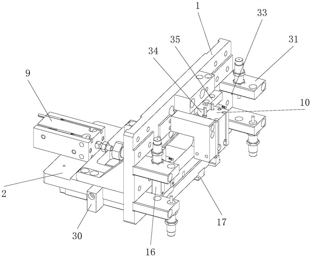 Up-down clamping mechanism