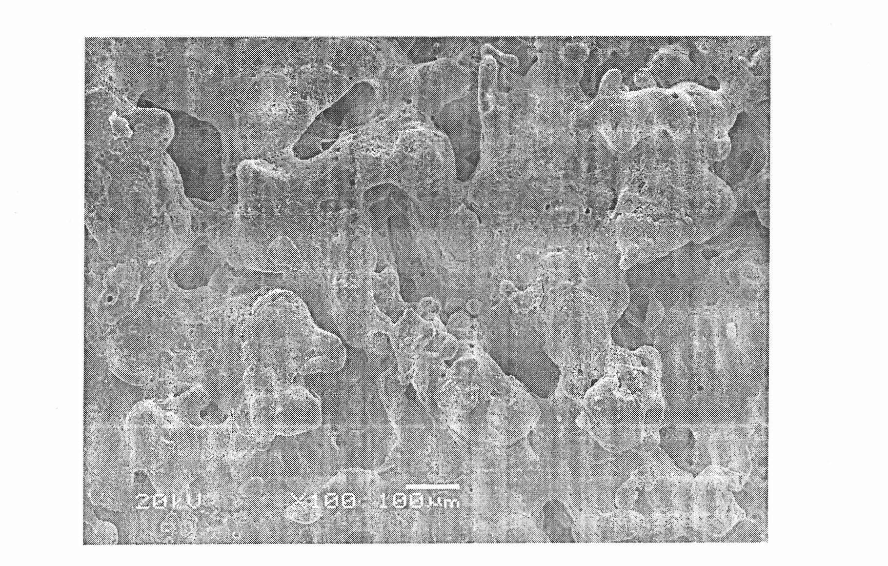 Bone repair implant coated with strontium-doped calcium polyphosphate coating and preparation method thereof