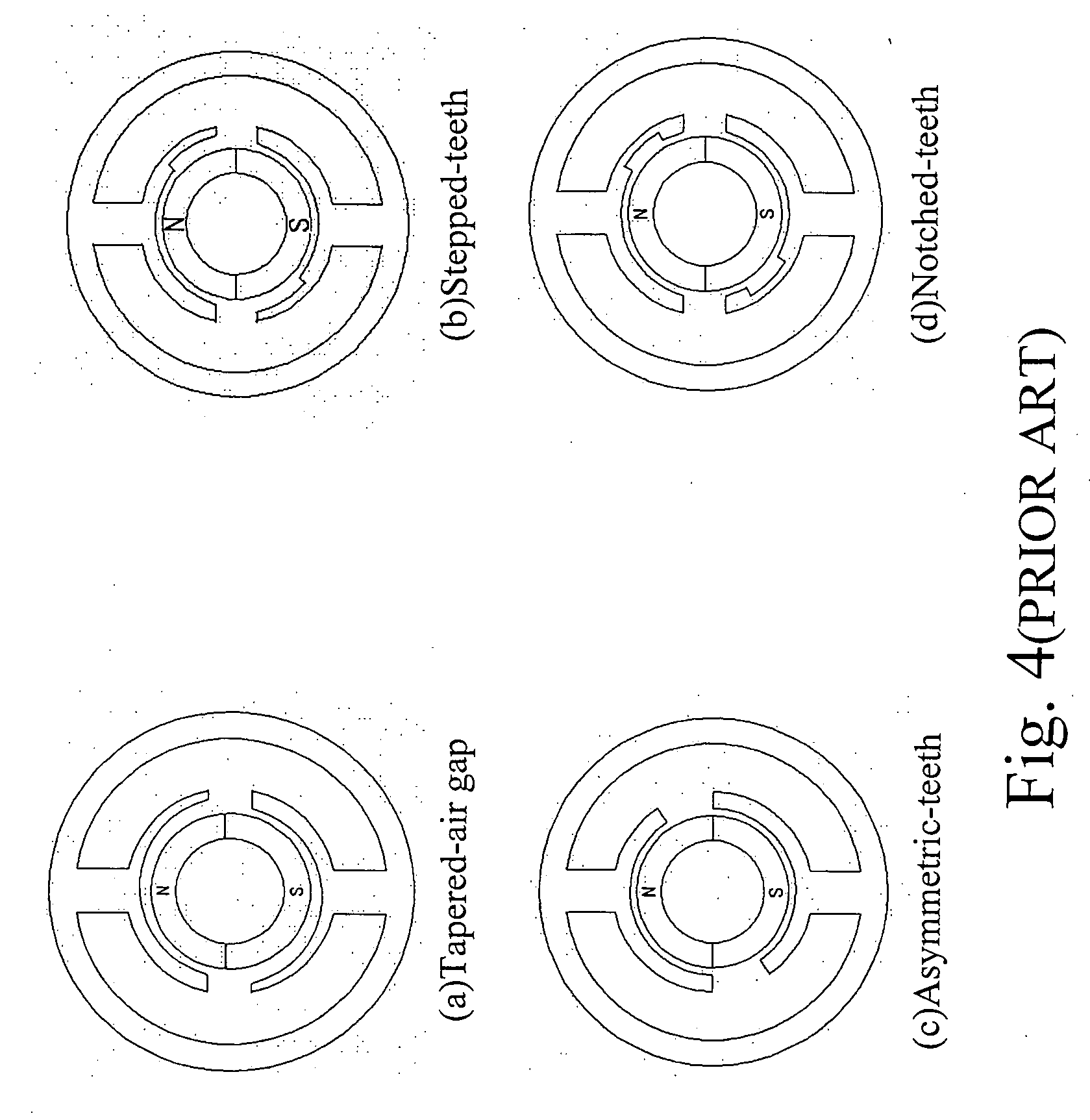 Method for starting single phase BLDCM having asymmetrical air gap