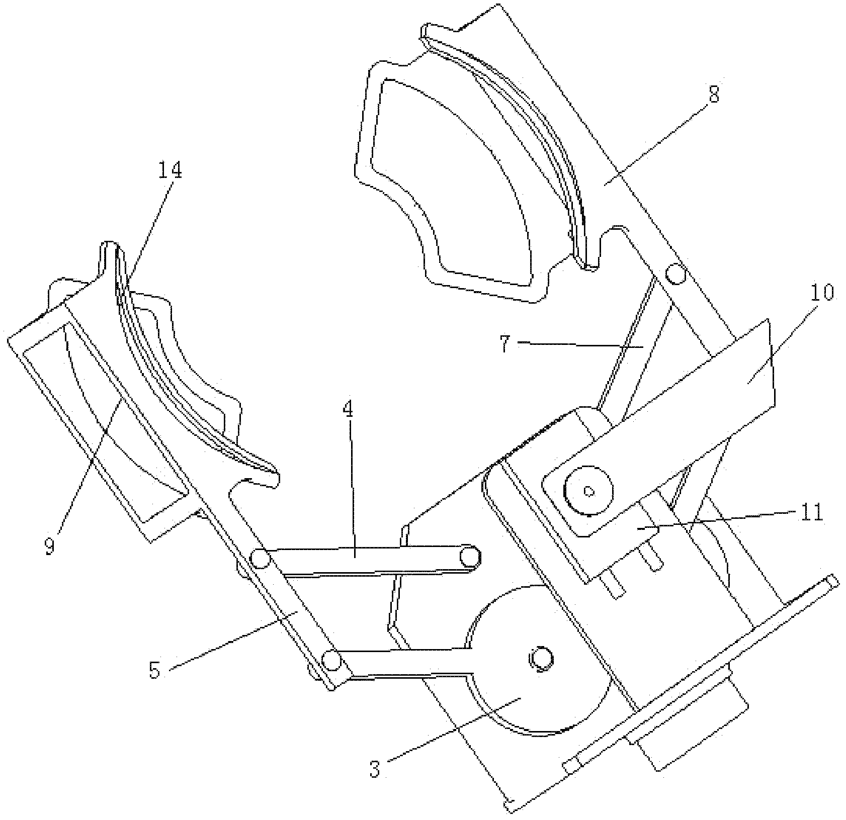 Melon and fruit picking device and picking method thereof