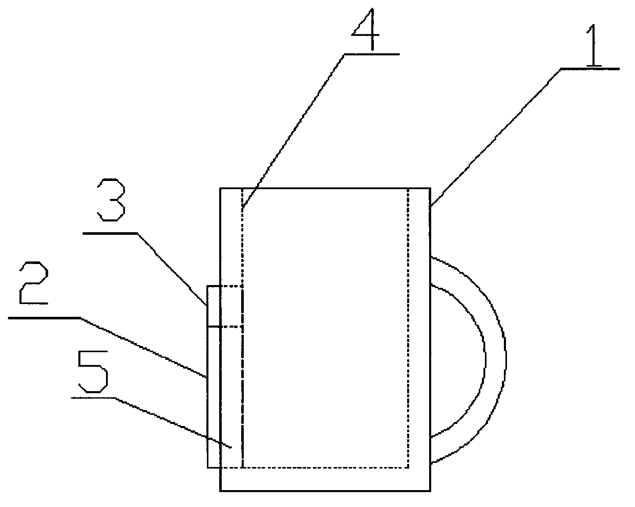 Water cup capable of measuring temperature