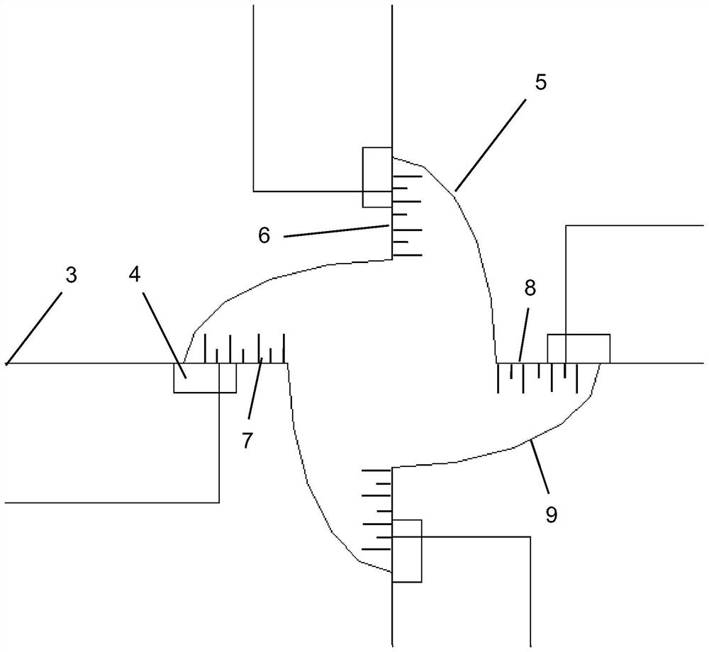 A cutter head suitable for cyclone turning and peeling machine and its roundness detection method