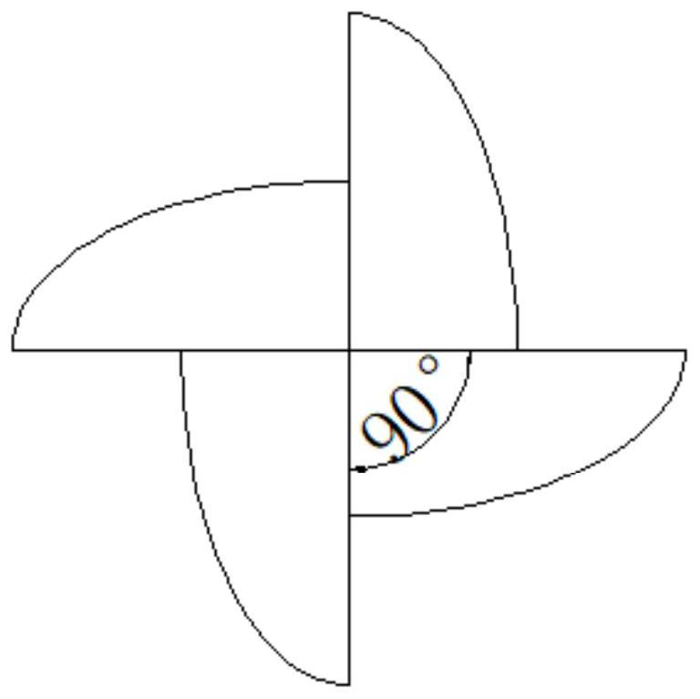 A cutter head suitable for cyclone turning and peeling machine and its roundness detection method