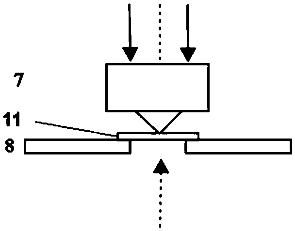 Device for simultaneously demonstrating light diffraction effect and mechanical effect