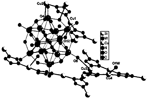 Visible-light catalyst for degrading rhodamine B in water and application of catalyst