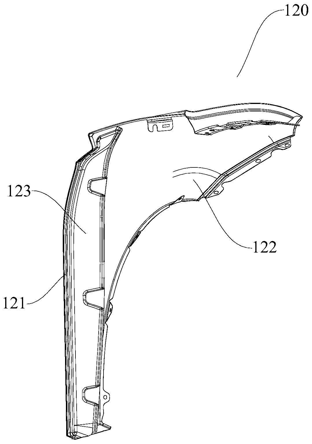 Vehicle door, vehicle body and vehicle