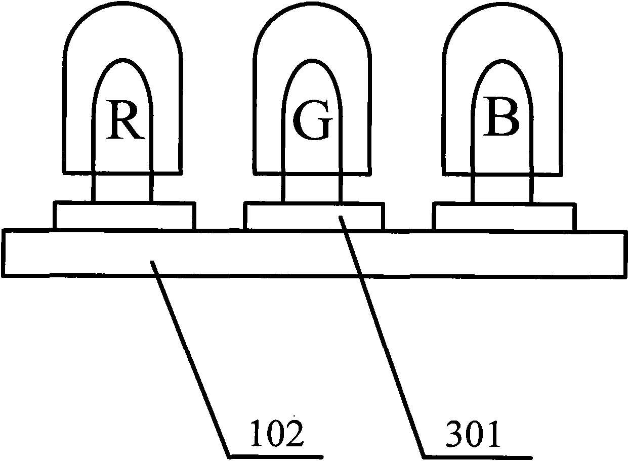 LED unit, LED module and LED display device