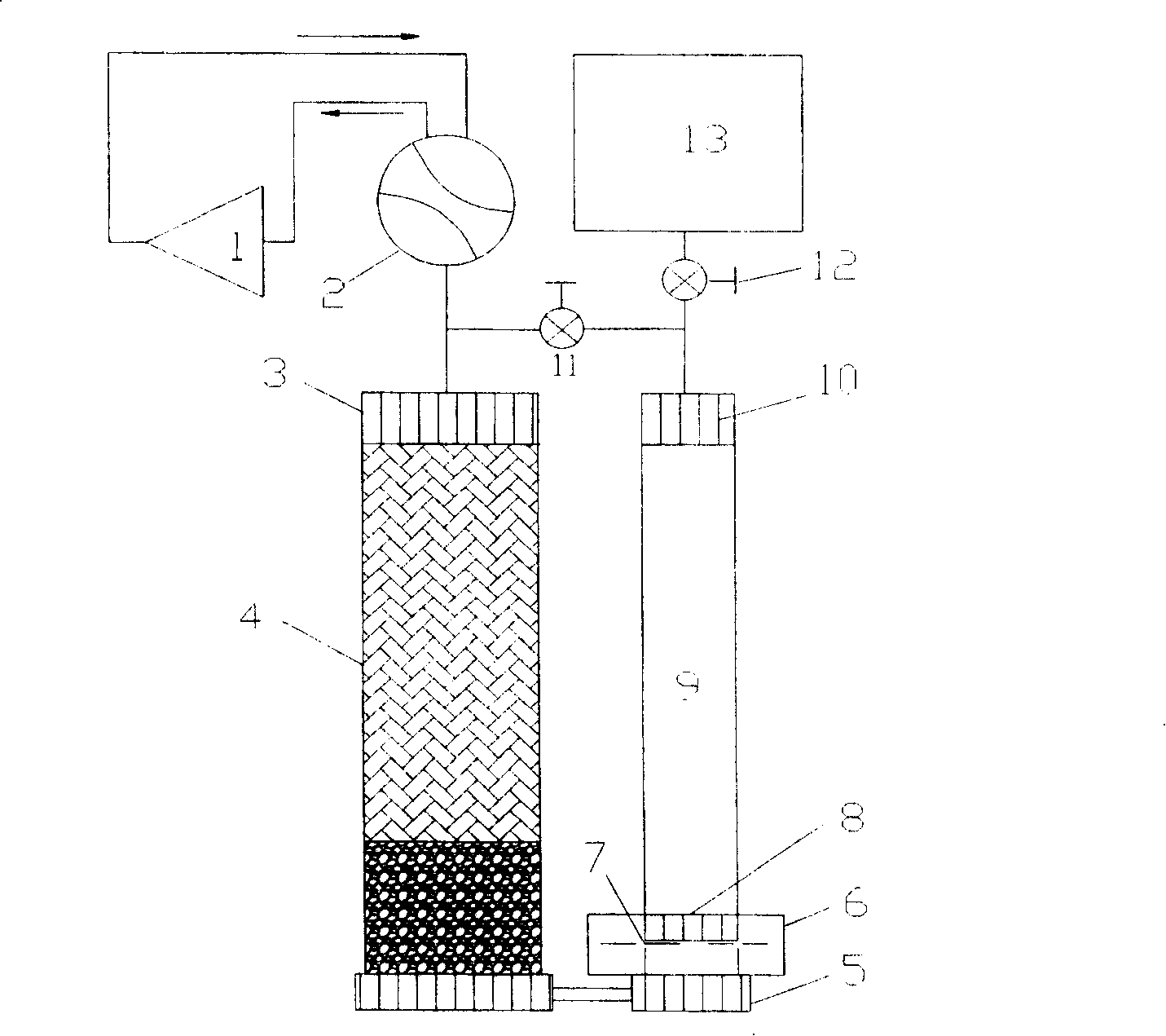 Pulse tube refrigerator with cold end gas storage