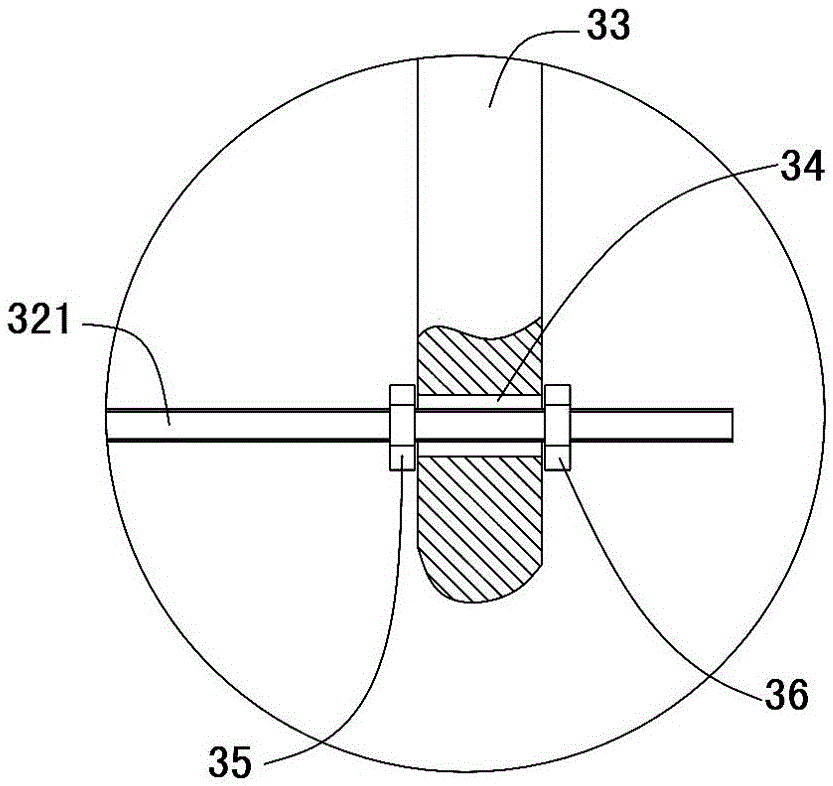 Measuring device for mechanical travel of high-voltage switchgear