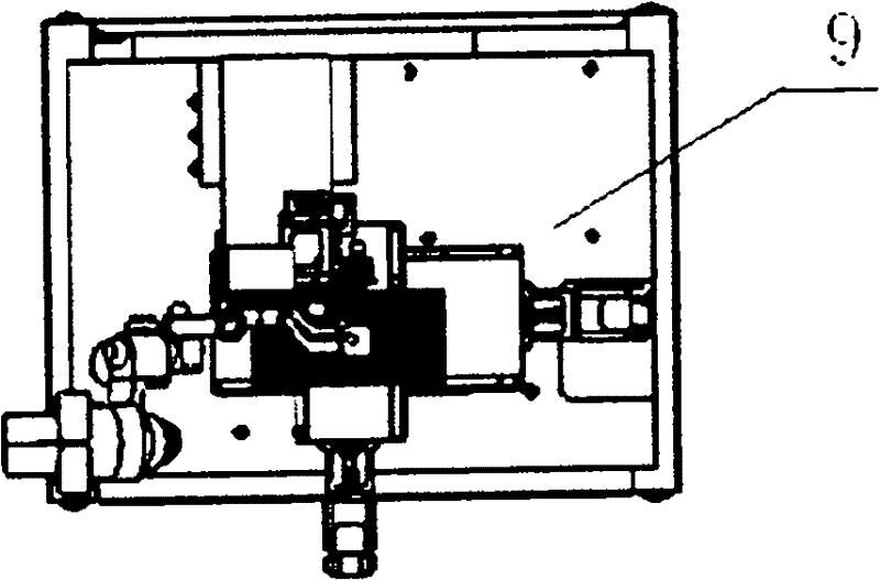 Light emitting diode (LED) magnetic adsorption and positioning aluminum wire bonding machine with cross guide rail transfer table