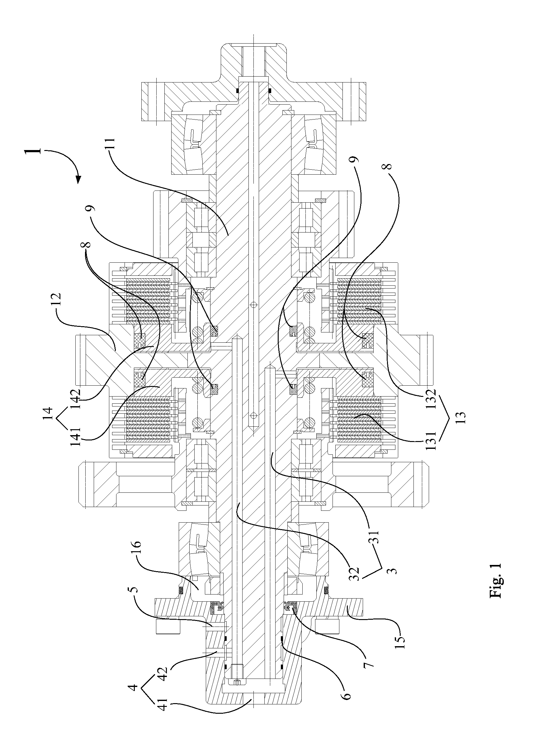 Power Gear-Shifting Transmission and Engineering Machinery