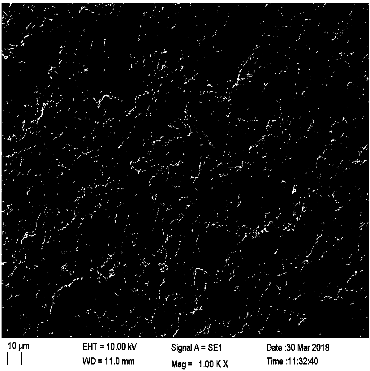 Method for synthesizing nano silicon dioxide modified PVDF (polyvinylidene fluoride) hydrophobic microporous membrane in situ