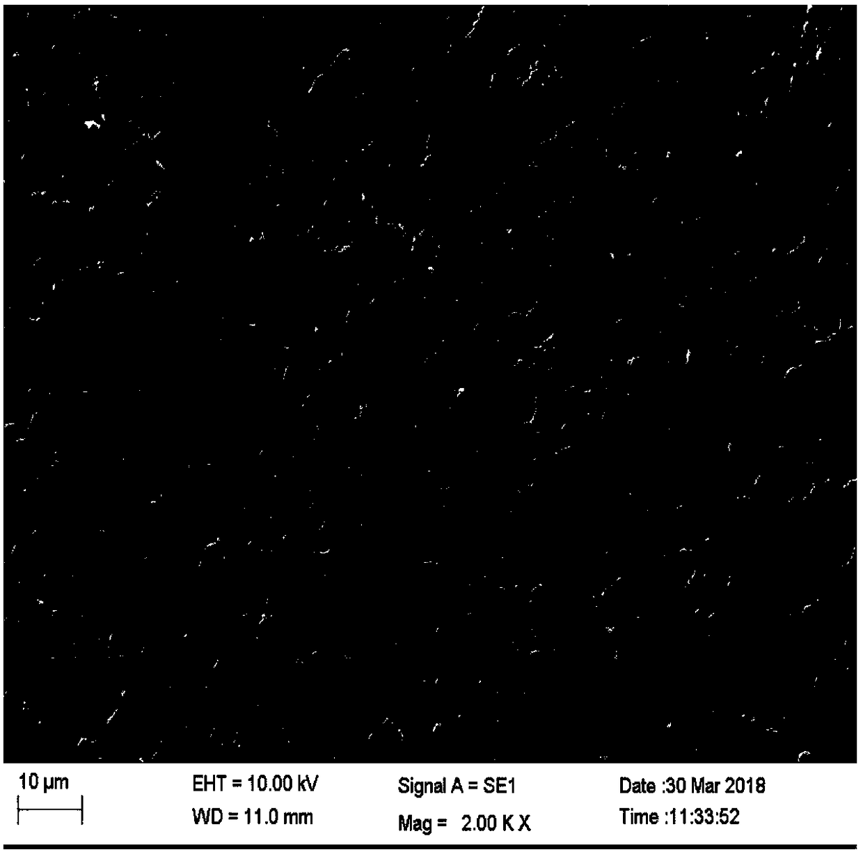 Method for synthesizing nano silicon dioxide modified PVDF (polyvinylidene fluoride) hydrophobic microporous membrane in situ